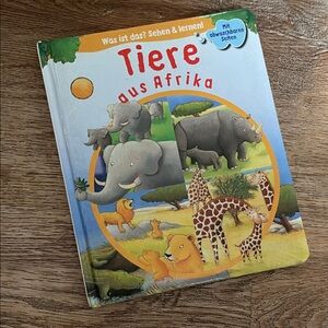 🦁 Tiere aus Afrika – German Board Book for‎ Toddlers
